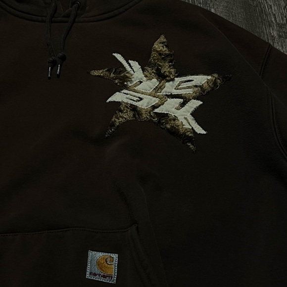 1of1 custom carhartt hoodie with matching hat - Picture 11 of 12